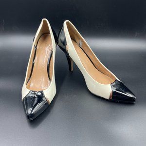 Ann Taylor Kaitlin Black/White Pump
